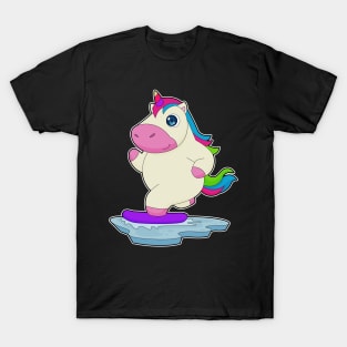 Unicorn Snowboard Winter sports T-Shirt